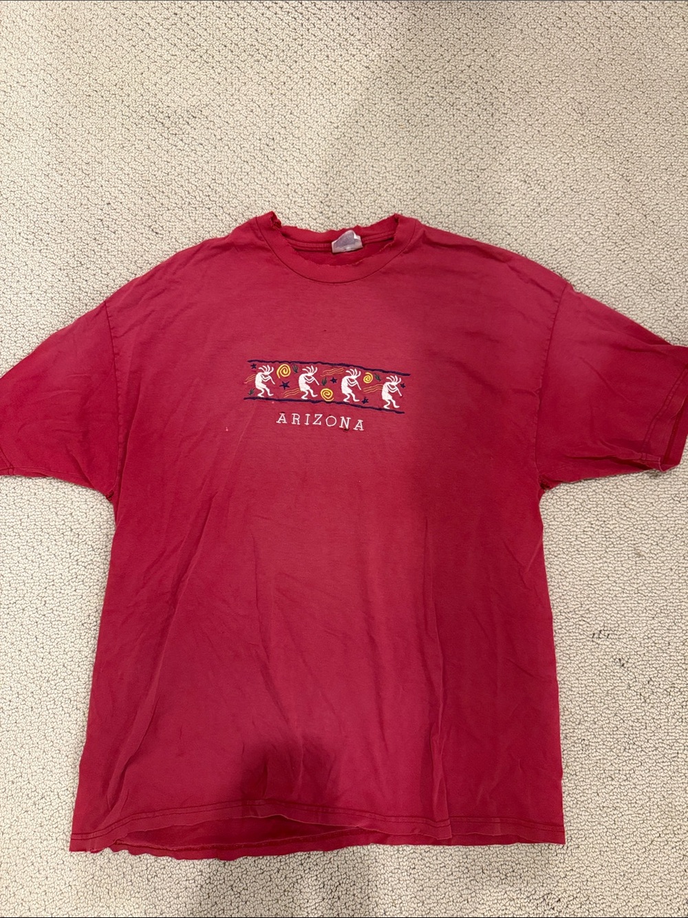 Hanes Red Arizona Graphic Short Sleeve Tee